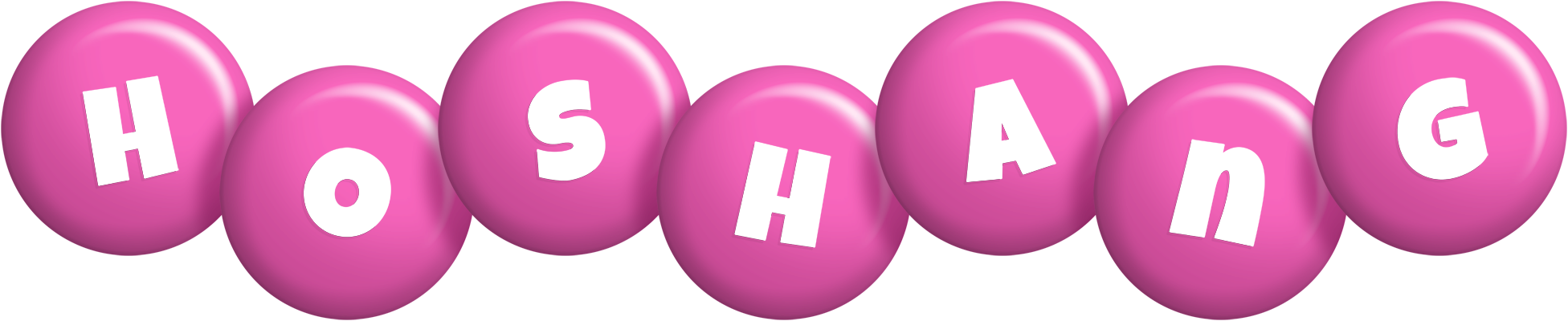 Hoshang candy-pink logo