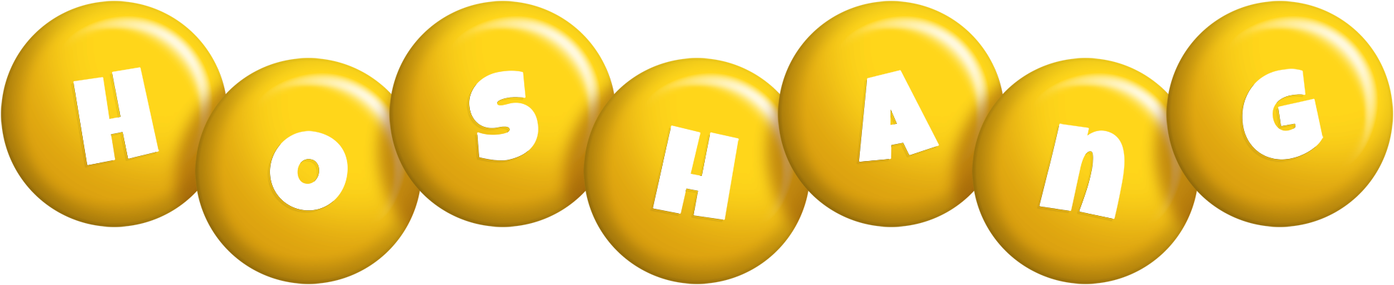 Hoshang candy-yellow logo