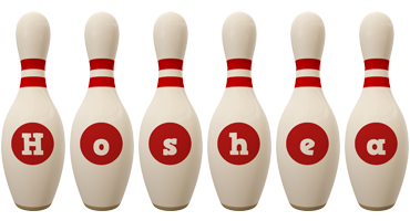 Hoshea bowling-pin logo