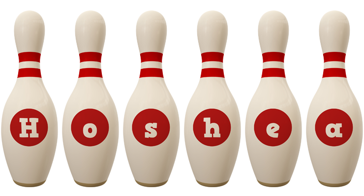 Hoshea bowling-pin logo