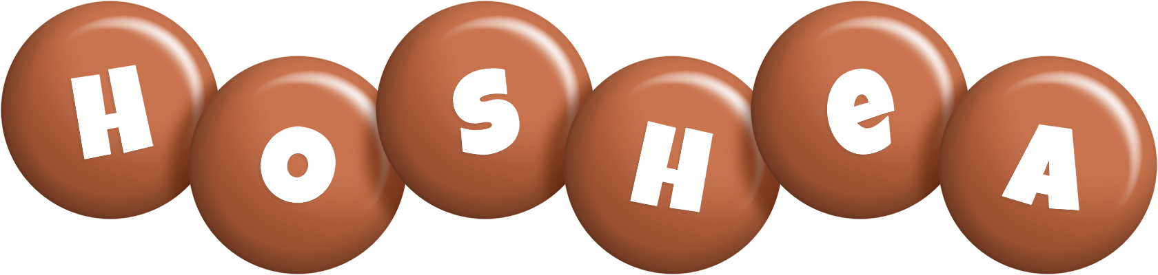Hoshea candy-brown logo
