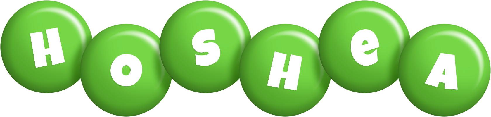 Hoshea candy-green logo