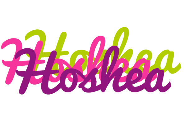 Hoshea flowers logo