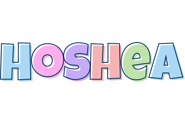 Hoshea pastel logo