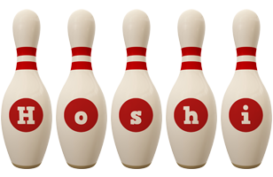 Hoshi bowling-pin logo