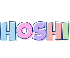 Hoshi pastel logo