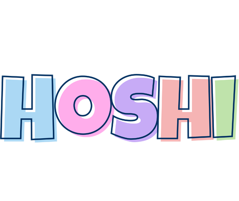 Hoshi pastel logo