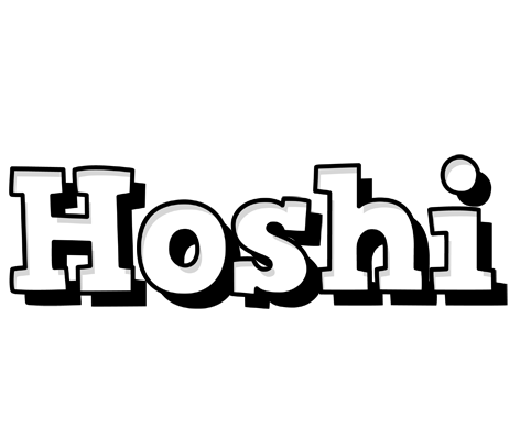Hoshi snowing logo