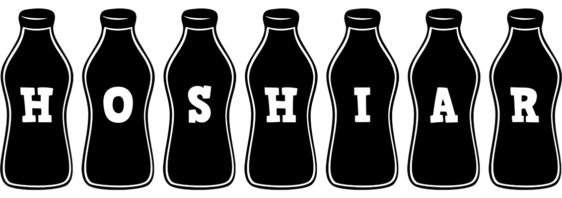 Hoshiar bottle logo