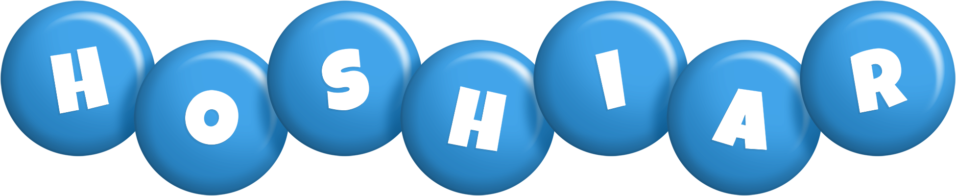 Hoshiar candy-blue logo