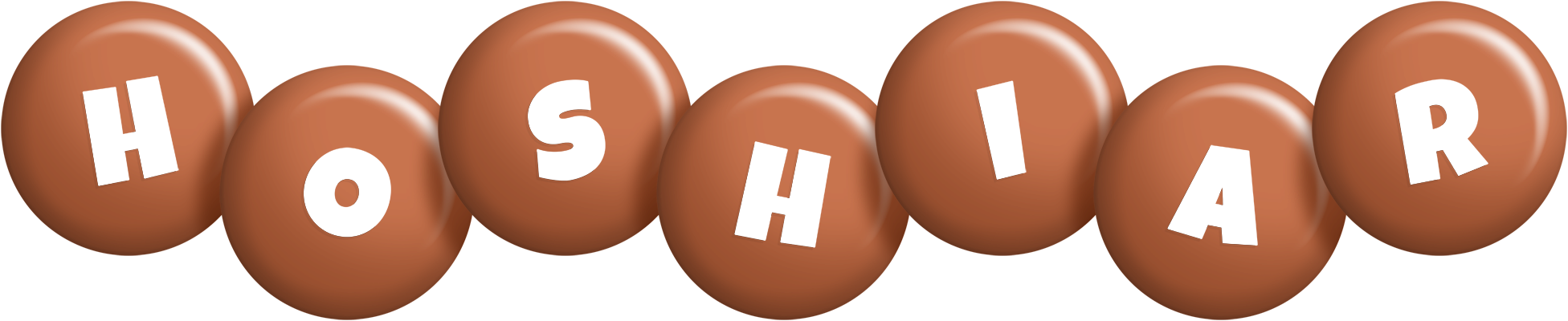 Hoshiar candy-brown logo