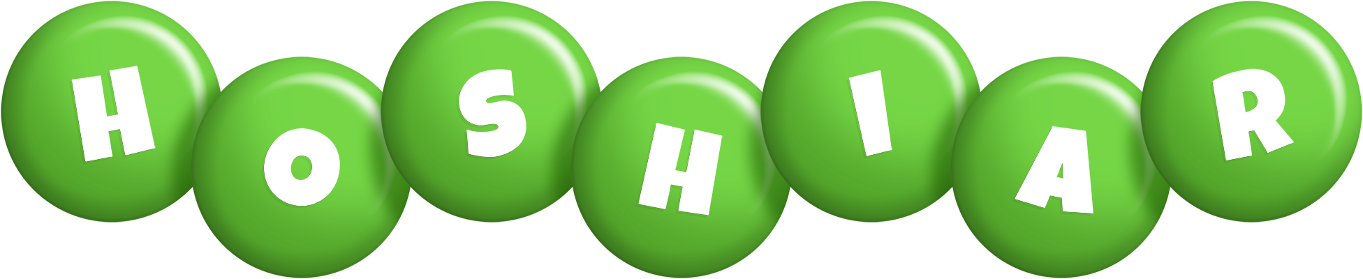 Hoshiar candy-green logo