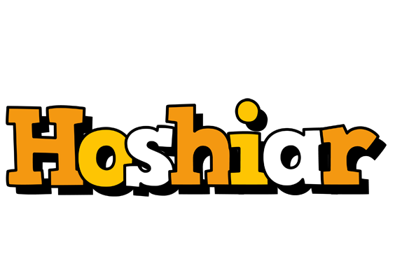 Hoshiar cartoon logo