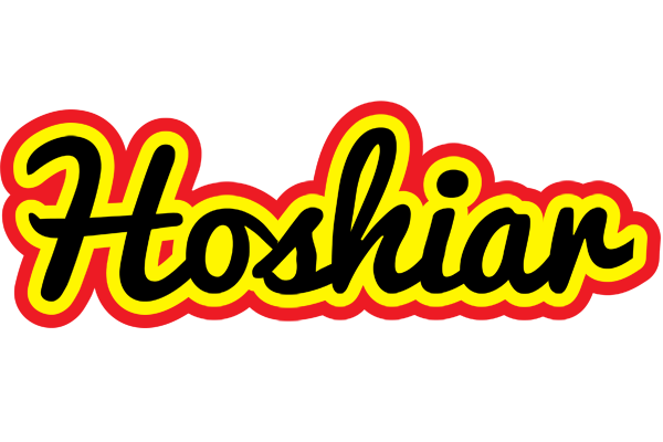 Hoshiar flaming logo