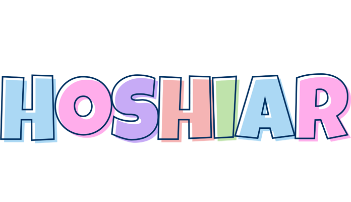 Hoshiar pastel logo