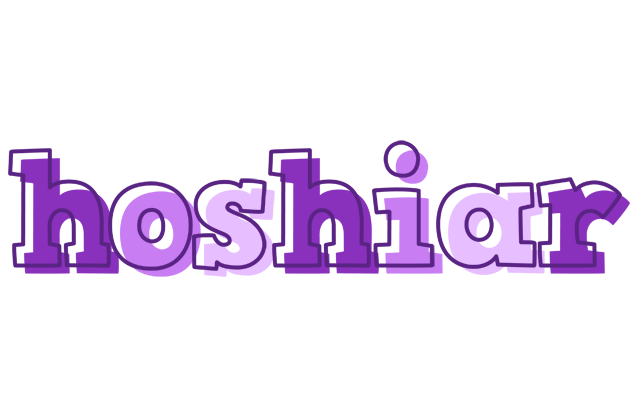 Hoshiar sensual logo