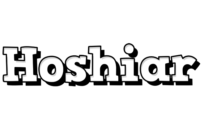 Hoshiar snowing logo