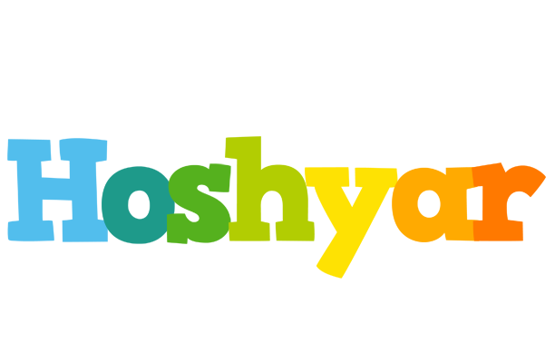 Hoshyar rainbows logo