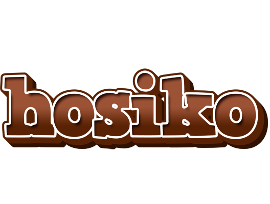 Hosiko brownie logo