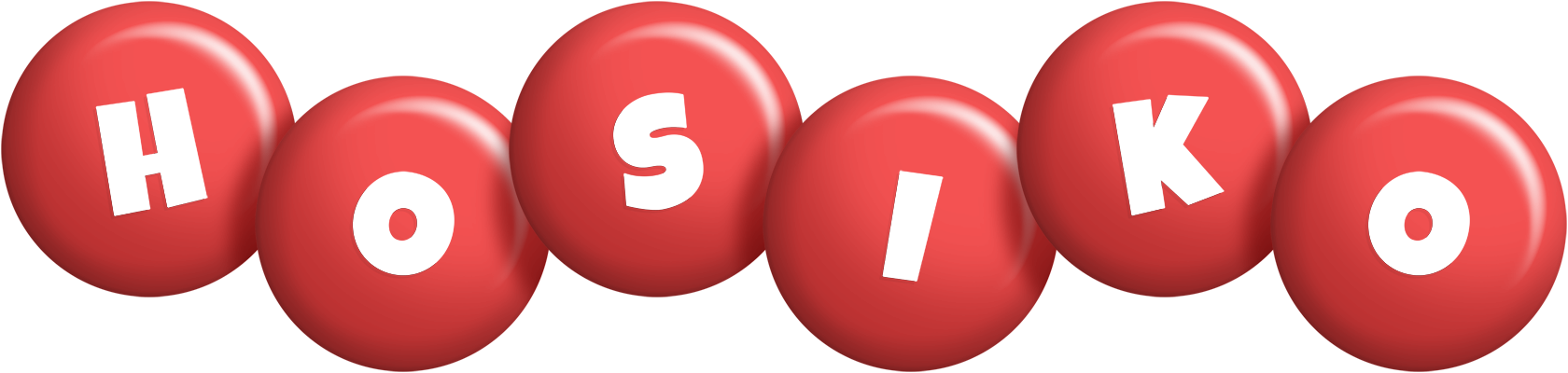 Hosiko candy-red logo