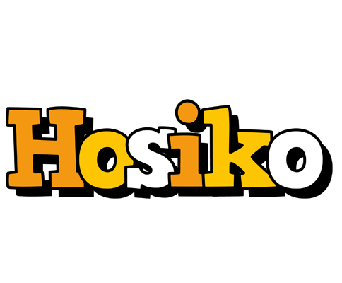Hosiko cartoon logo