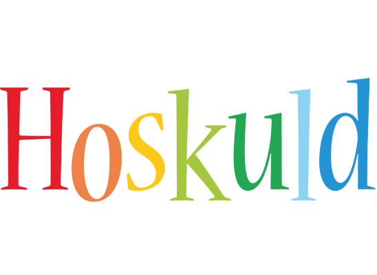 Hoskuld birthday logo