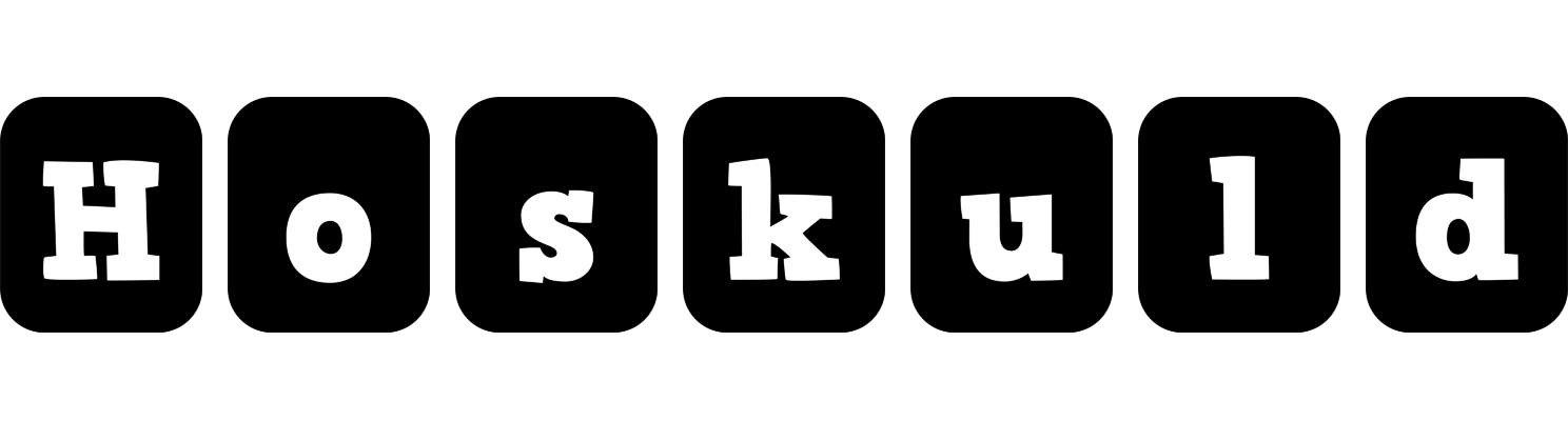 Hoskuld box logo
