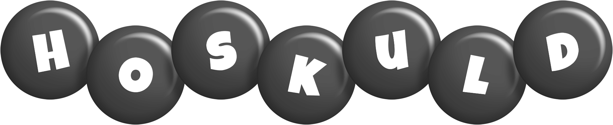 Hoskuld candy-black logo