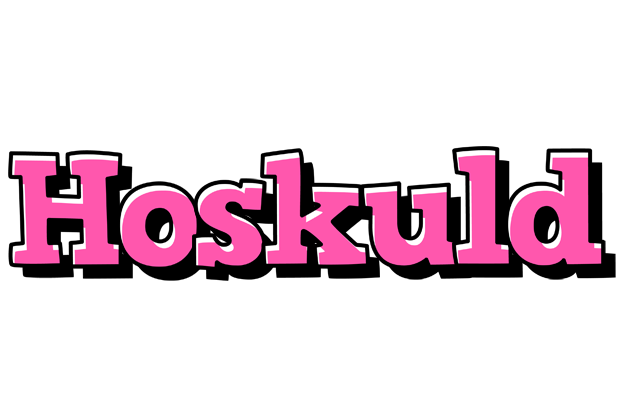 Hoskuld girlish logo