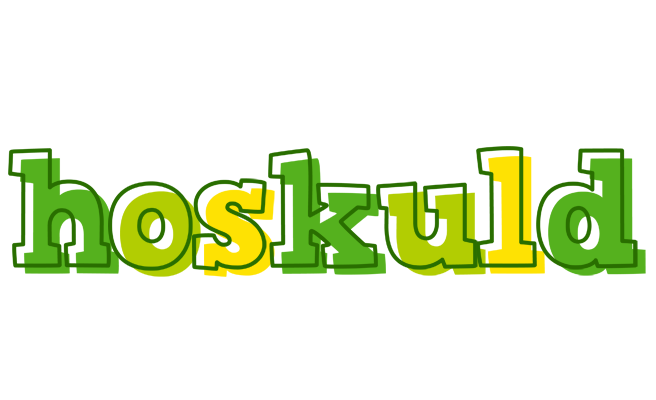 Hoskuld juice logo