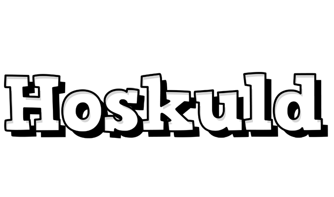 Hoskuld snowing logo
