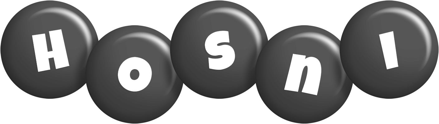 Hosni candy-black logo