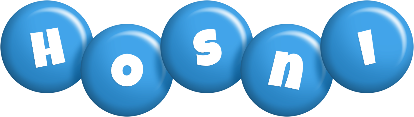 Hosni candy-blue logo