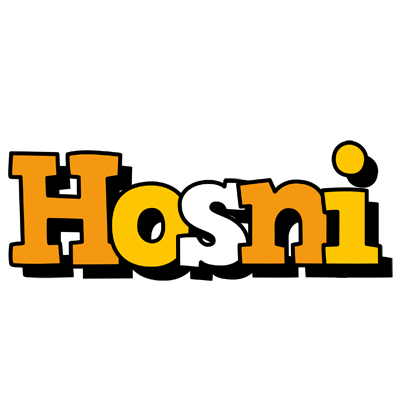 Hosni cartoon logo