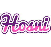 Hosni cheerful logo