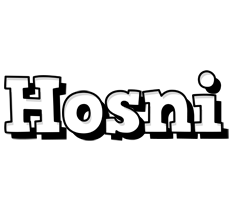 Hosni snowing logo