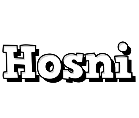 Hosni snowing logo