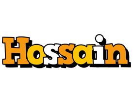 Hossain cartoon logo