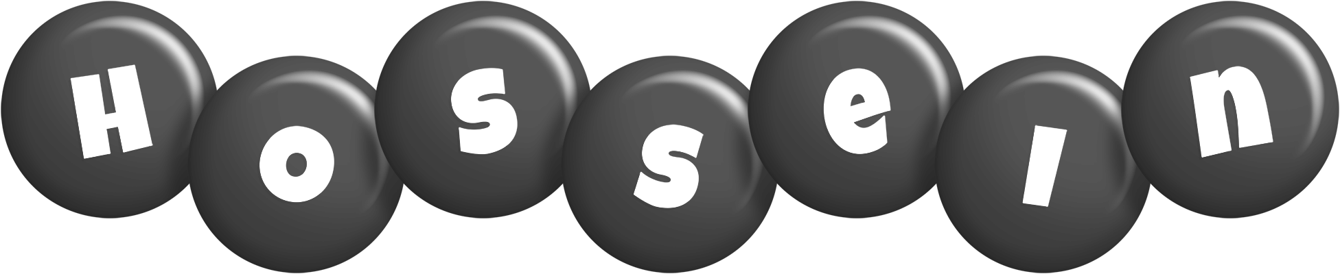 Hossein candy-black logo