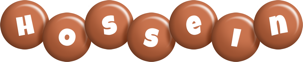 Hossein candy-brown logo