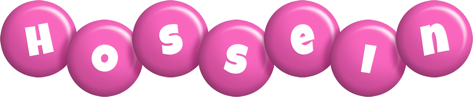 Hossein candy-pink logo