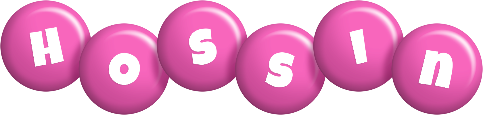 Hossin candy-pink logo