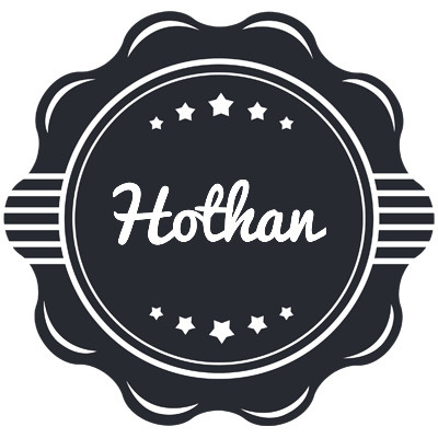 Hothan badge logo