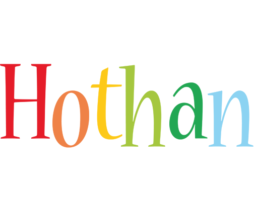 Hothan birthday logo