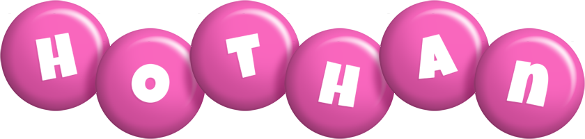 Hothan candy-pink logo