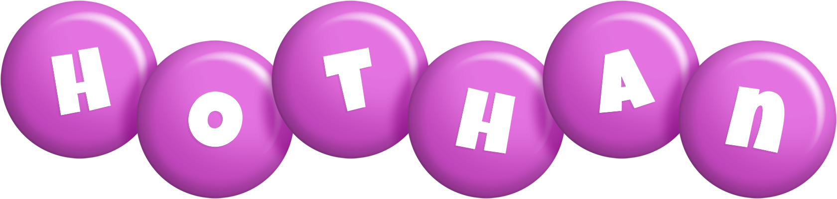 Hothan candy-purple logo