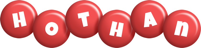 Hothan candy-red logo