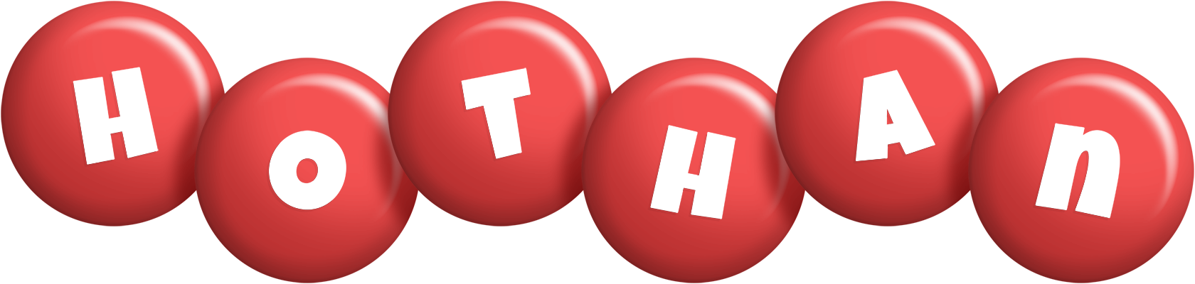 Hothan candy-red logo