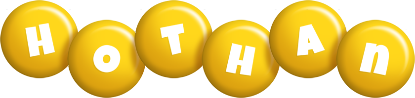 Hothan candy-yellow logo