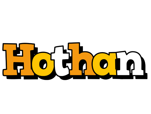 Hothan cartoon logo